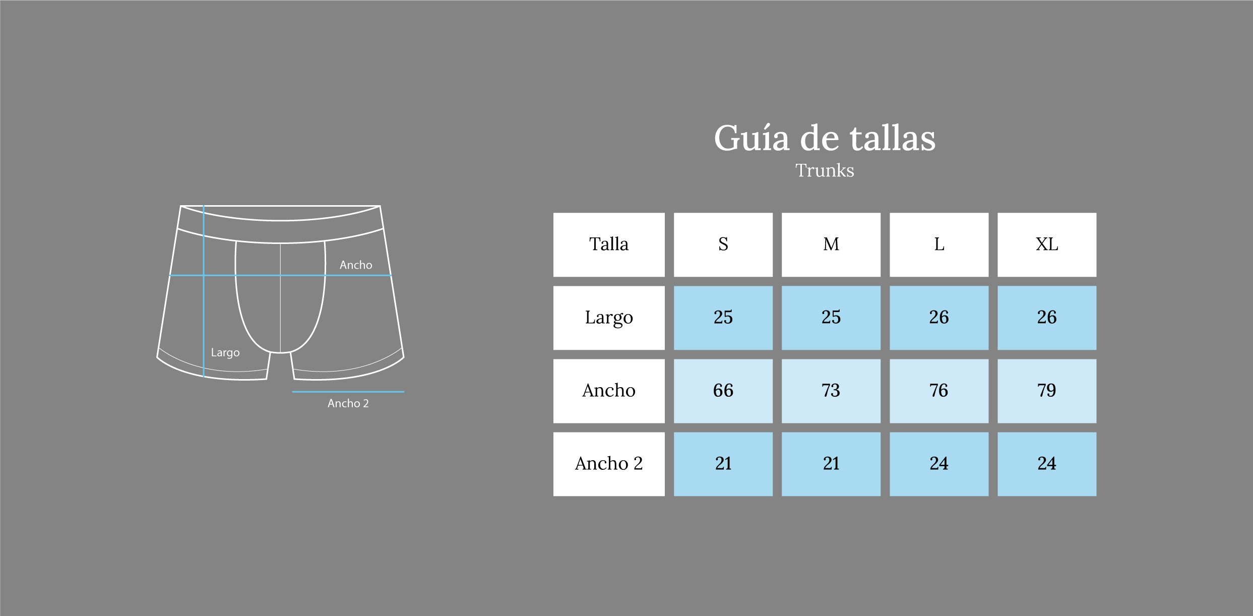 Guía de Tallas